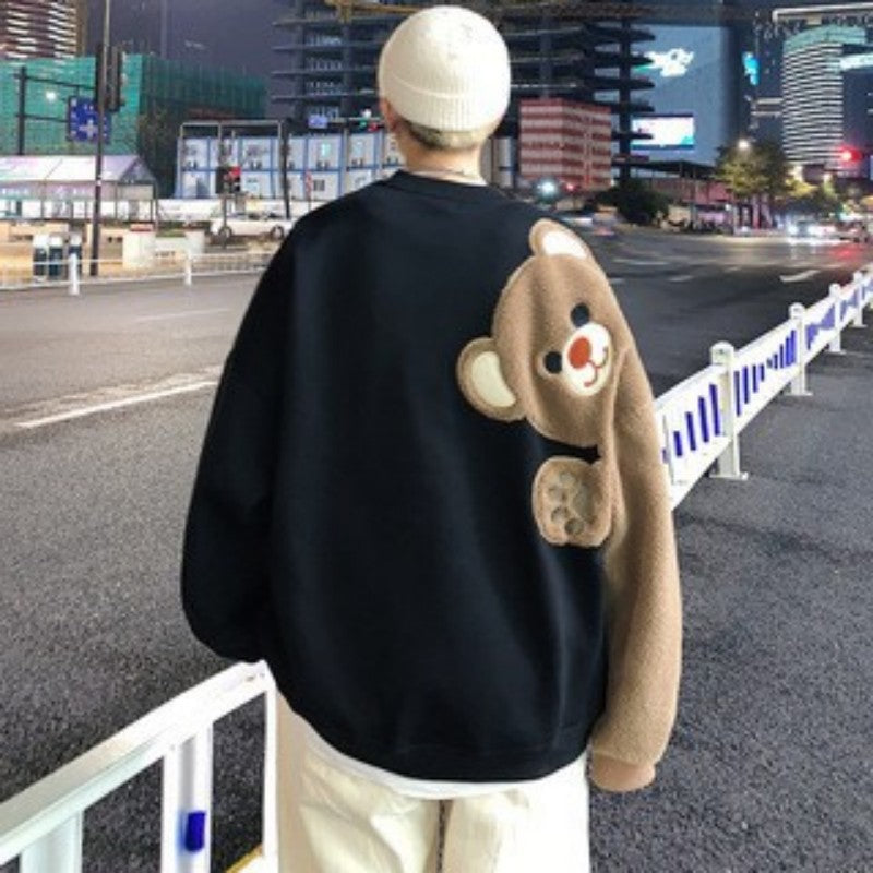 Lahtine fliisvoodriga kampsun