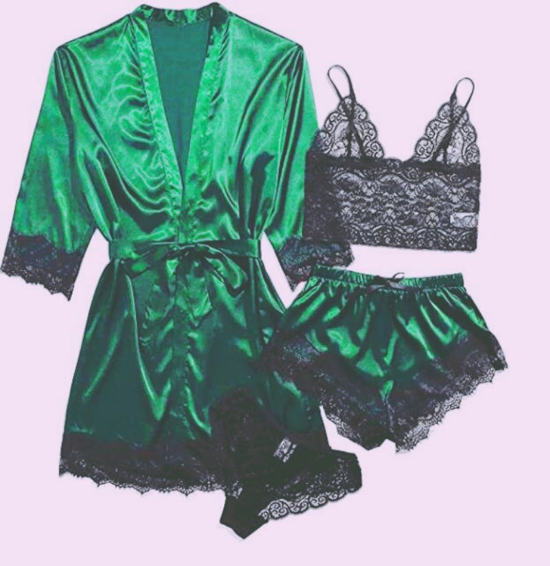 Öösärgikomplekt päitsetega