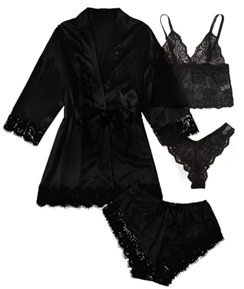 Öösärgikomplekt päitsetega