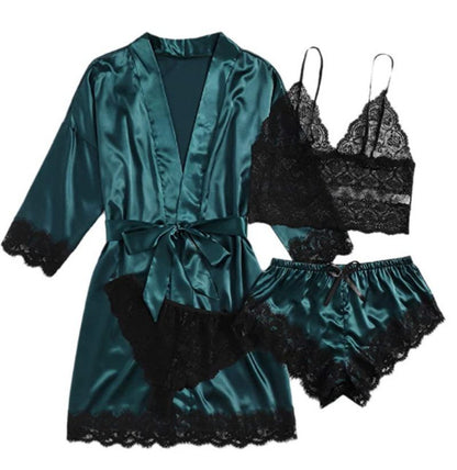 Öösärgikomplekt päitsetega