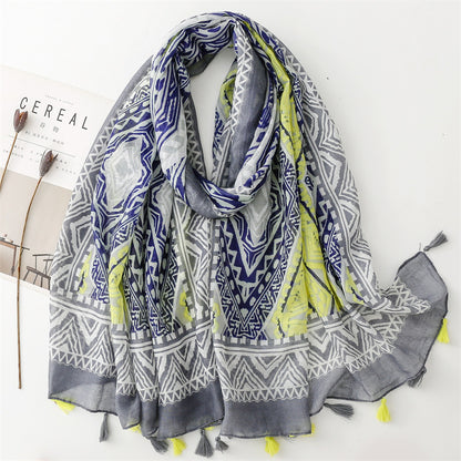 Vintage siidist tepitud sall