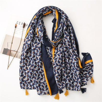 Vintage siidist tepitud sall